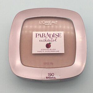 L'Oreal Paris Paradise Enchanted Peach Scented Blush in #190 Bashful NEW in Pkg